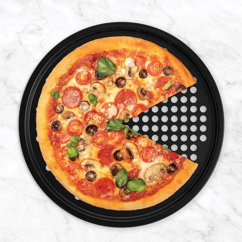 Cousin Marianna's Perforated Crispy Pizza Pan, 12in (Fantes)