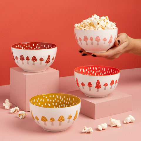 Toadstool Bowls Set of 4 (Danica Jubilee)