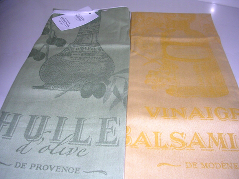 Oil & Vinegar Kitchen Towels (Williams Sonoma)