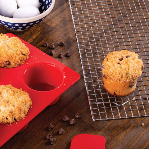 Baking Silicone Muffin Pan, 6 Cup (Mrs. Anderson)