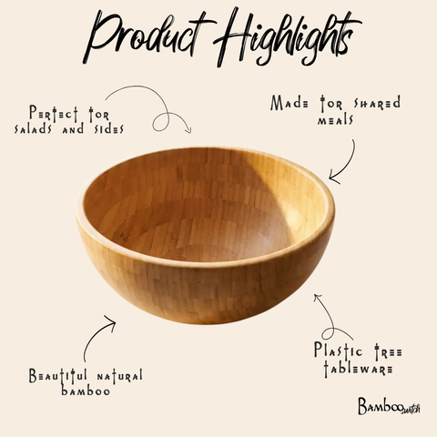 Bamboo Serving Bowl Large (Bamboo Switch)