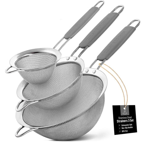 Kitchen Strainer Set of 3 (Zulay)