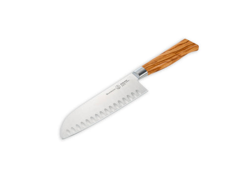 Oliva Elite Kullenschliff Santoku Knife - 7" (Messermeister)