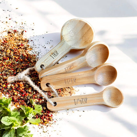 Bamboo Teaspoon Measuring Set (Bamboo Switch)