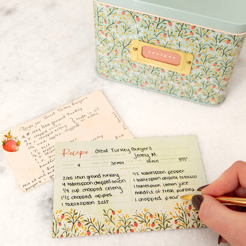 Strawberry Meadow Recipe Cards (1canoe2)