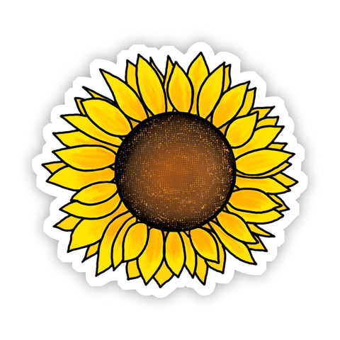 Cute Sunflower Yellow Sticker (Big Moods)