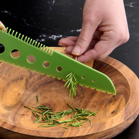 CatCora Lettuce Knife With Herb Stripper (HIC)