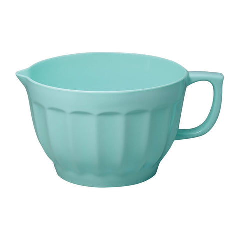 Latte Melamine 4.3 qt. Batter Bowl, Blue (Supreme Housewares)