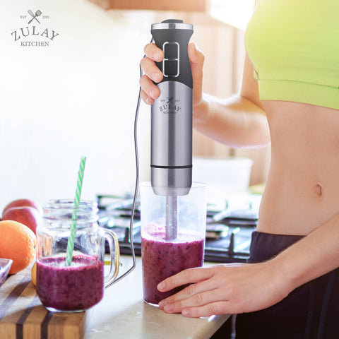 Immersion Blender Handheld: Black (Zulay Kitchen)
