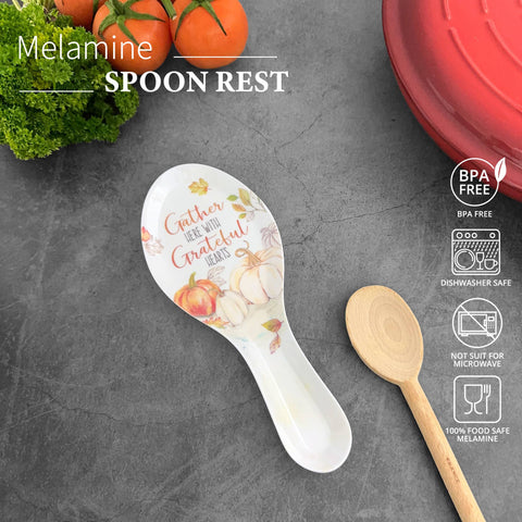 Pumpkin Season Melamine Spoon Rest (Supreme Housewares)