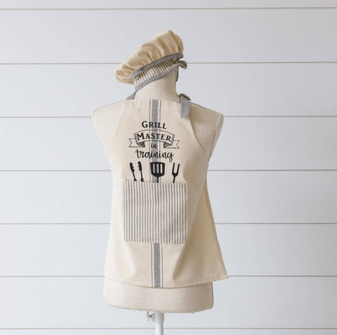 Child's Apron And Hat - Grill Master (Audrey's)
