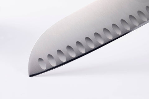 Oliva Elite Kullenschliff Santoku Knife - 7" (Messermeister)