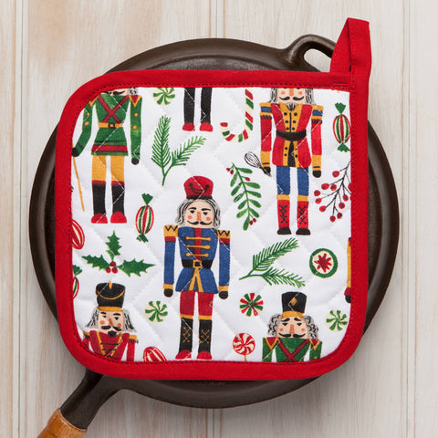 Nutcracker Christmas Chef Potholder (Danica)