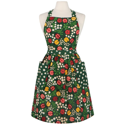 Ladybugs Maisie Apron: Green (Danica)