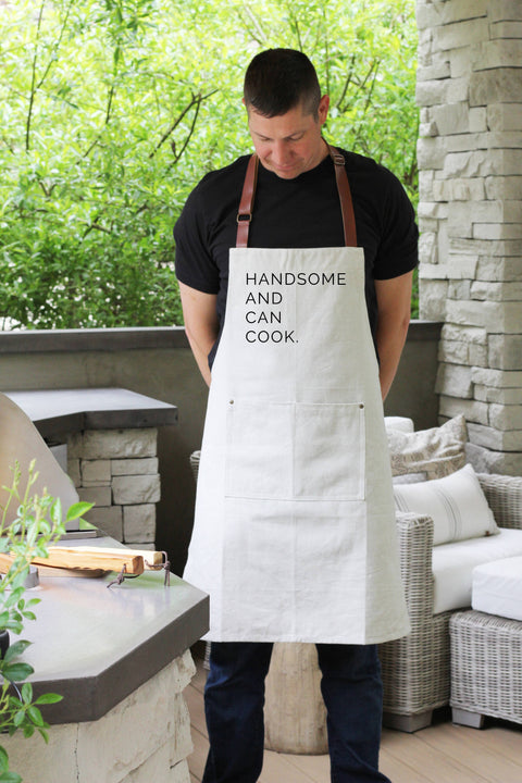 Handsome And Can Cook Chef Apron (Porter Lane Home)