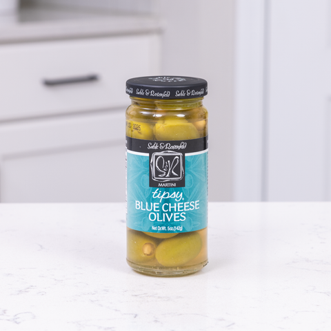 Blue Cheese Stuffed Tipsy Olives 5oz / 6 (Sable and Rosenfeld)
