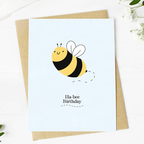 "Ha-Bee Birthday" Greeting Card (Big Moods)