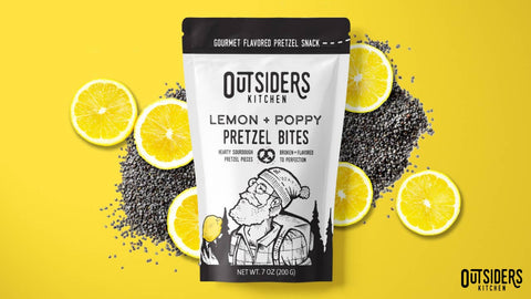 Lemon + Poppy Pretzel Bites (Outsiders Kitchen)