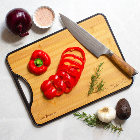 Poly & Bamboo Reversible Cutting Board, 15" x 11" (Totally Bamboo)