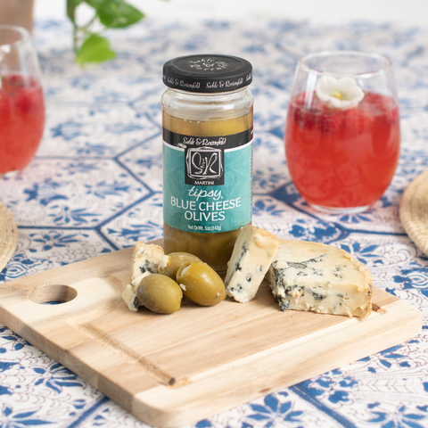 Blue Cheese Stuffed Tipsy Olives 5oz / 6 (Sable and Rosenfeld)