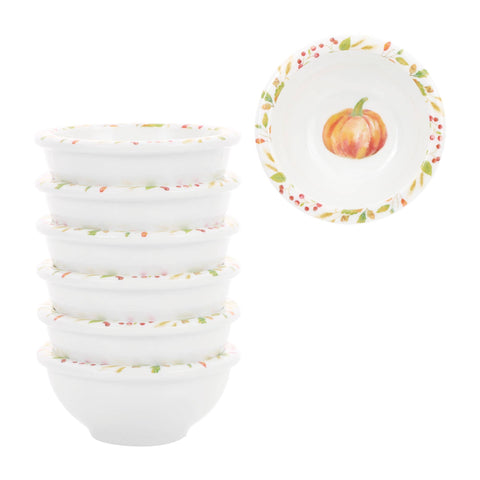 6-Piece Pumpkin 3 3/8" Mini Bowl (Supreme Housewares)