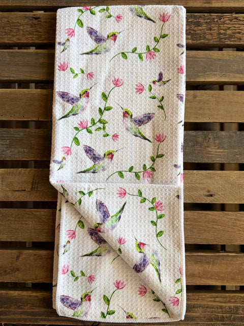 Hummingbirds - Hand/Tea Towel (ROOM and PORCH)