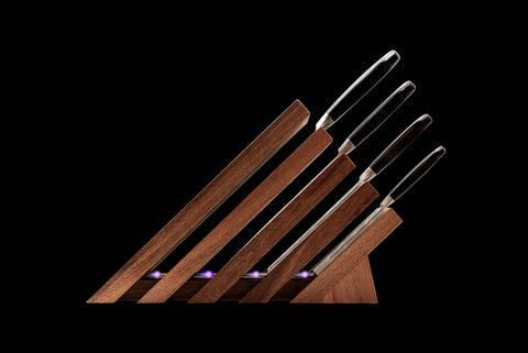 Next Level Magnetic Block With UV Light / Acacia (Messermeister)