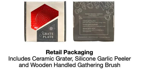 Blue Ceramic Grater Set (The Grate Plate)
