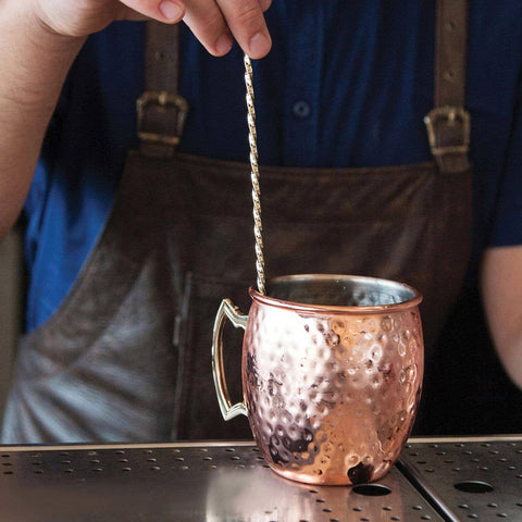 Bar Cocktail Mixing Spoon, 12in (HIC)