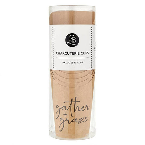 Paper Charcuterie Cups - Set of 12 (Santa Barbara)