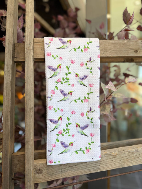Hummingbirds - Hand/Tea Towel (ROOM and PORCH)