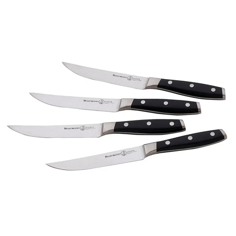 Avanta Fine Edge Steak Knife Set - Pom Handle - 4 Pc (Messermeister)
