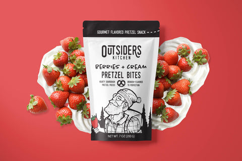 Berries + Cream Pretzel Bites (Outsiders Kitchen)