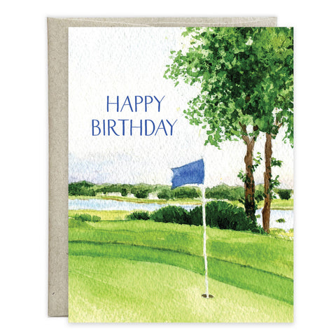 Birthday Greeting Card - Golf (Gina B Designs)