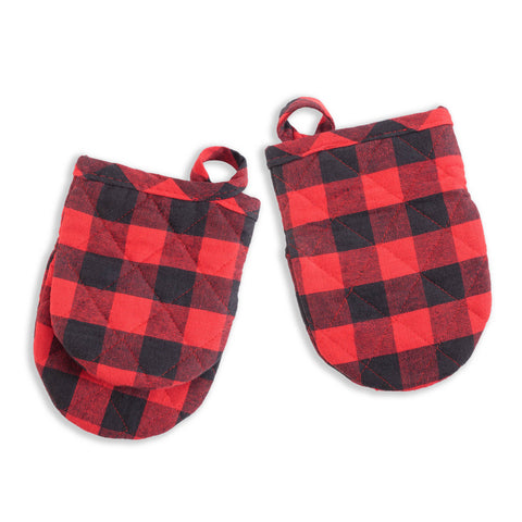 Lodge Plaid Mini Oven Mitts (KAF Home)