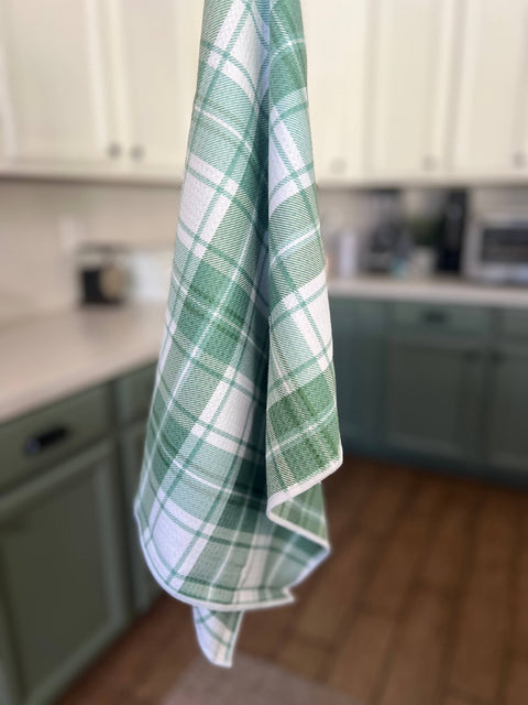 Balsam Plaid Tea/Hand Towel (ROOM and PORCH)