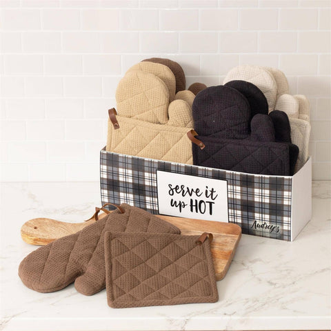 Oven Mitt and Pot Holder Bundle (Audrey's)