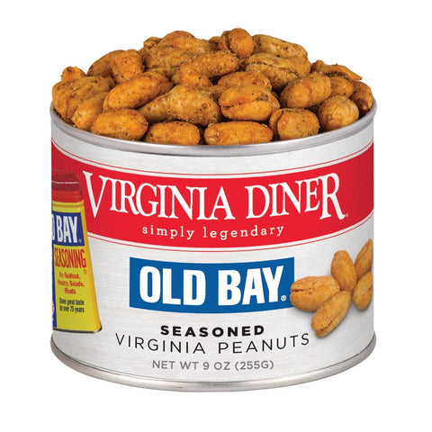 9 oz Old Bay Seasoned Peanuts (Virginia Diner)