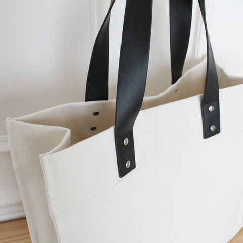 Boat Life Market Tote: Tan (Porter Lane Home)