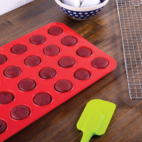 Baking Silicone Muffin Pan, 24 Cup (Mrs. Anderson)