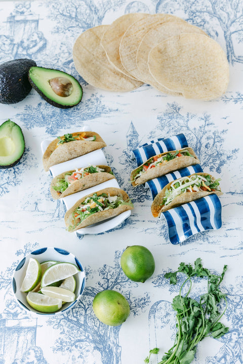 Taco Holder Multiple - Coastal Stripe (Prepara)