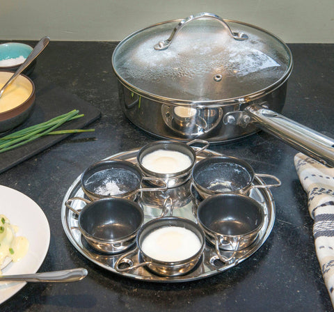 6 Egg Poacher Set (RSVP)
