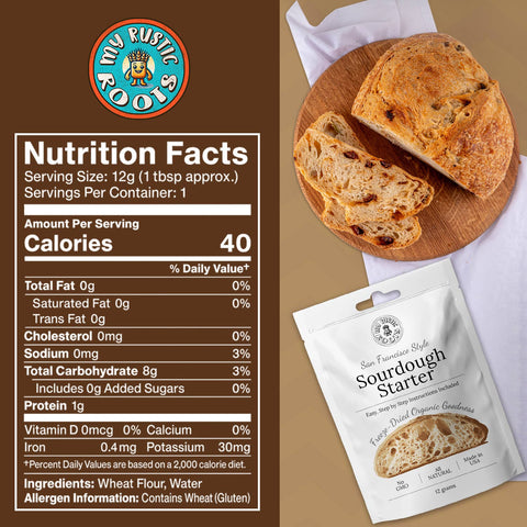 Organic Sourdough Starter (My Rustic Roots)