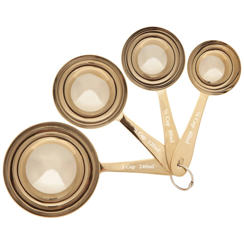 Gold Measuring Cups Set of 4 (Danica Heirloom)