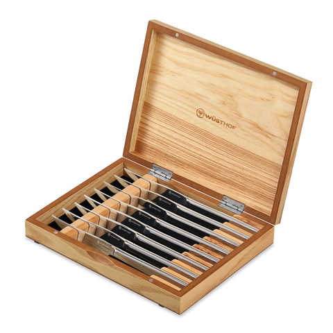 8-Piece Stainless Mignon Steak Knife Set (Wusthof)