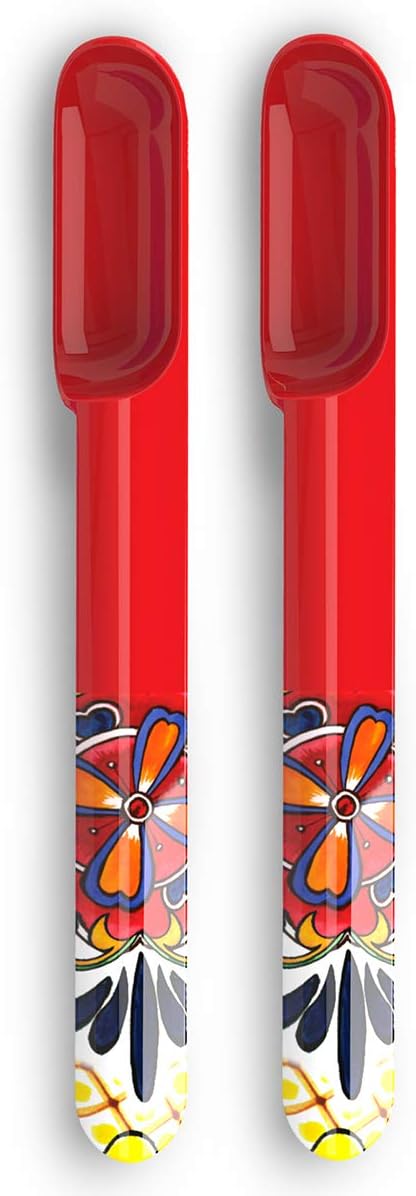 Taco Spoon set of 2 Red (Prepara)