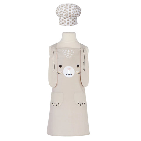 Bunny Daydream Kids Apron and Hat Set (Danica)