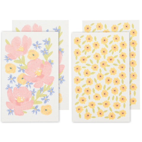 Full Bloom Pop Up Sponges Set of 4 Assorted (Danica)