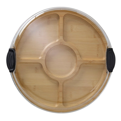 14" Bamboo Cutting Board with Locking Lid (Build A Board)