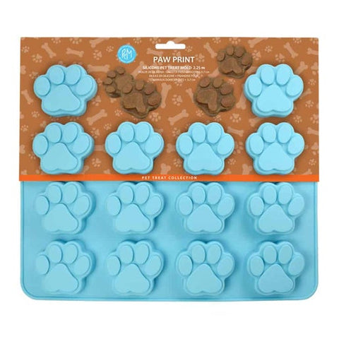 Paw Print Pet Treat Silicone Mold (More Than Baking)